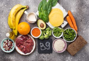 foods containing vitamin B9 (Folate)