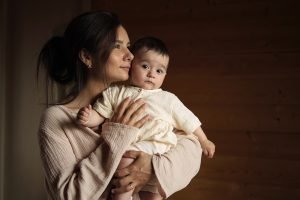 healthy oral microbiome in mother and baby