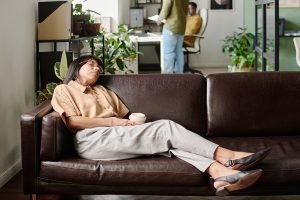 woman with chronic fatigue