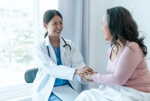 functional medicine doctor with patient