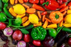 healthy colorful vegetables