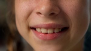 smiling mouth